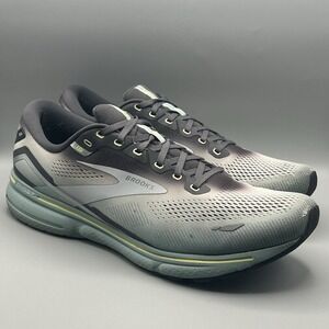 2023 Brooks Ghost 15 Gray Green Running Athletic Shoes - Men's Size 15 USED